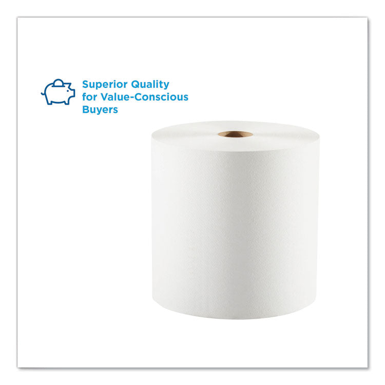 Georgia Pacific® Professional Pacific Blue Basic  Nonperf Paper Towels, 1-Ply, 7.78 x 1,000 ft, White, 6 Rolls/Carton (GPC26100) Case of 6