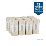 Georgia Pacific® Professional Pacific Blue Basic Jumbo Perforated Kitchen Roll Paper Towels, 2-Ply, 11 x 8.8, Brown, 250/Roll, 12 Rolls/Carton (GPC28290) Case of 12