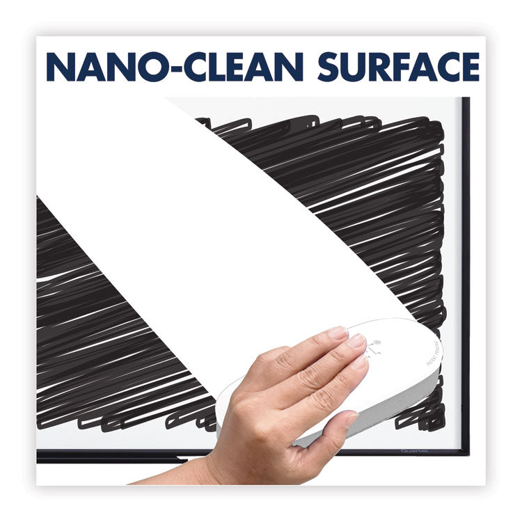Quartet® Classic Series Nano-Clean Dry Erase Board, 60 x 36, White Surface, Silver Aluminum Frame (QRTSM535) Each
