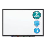 Quartet® Classic Series Nano-Clean Dry Erase Board, 36 x 24, White Surface, Black Aluminum Frame (QRTSM533B)