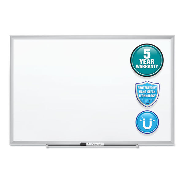 Quartet® Classic Series Nano-Clean Dry Erase Board, 24 x 18, White Surface, Silver Aluminum Frame (QRTSM531)