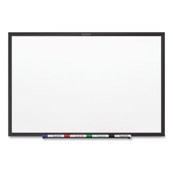 Quartet® Classic Series Nano-Clean Dry Erase Board, 24 x 18, White Surface, Black Aluminum Frame (QRTSM531B)