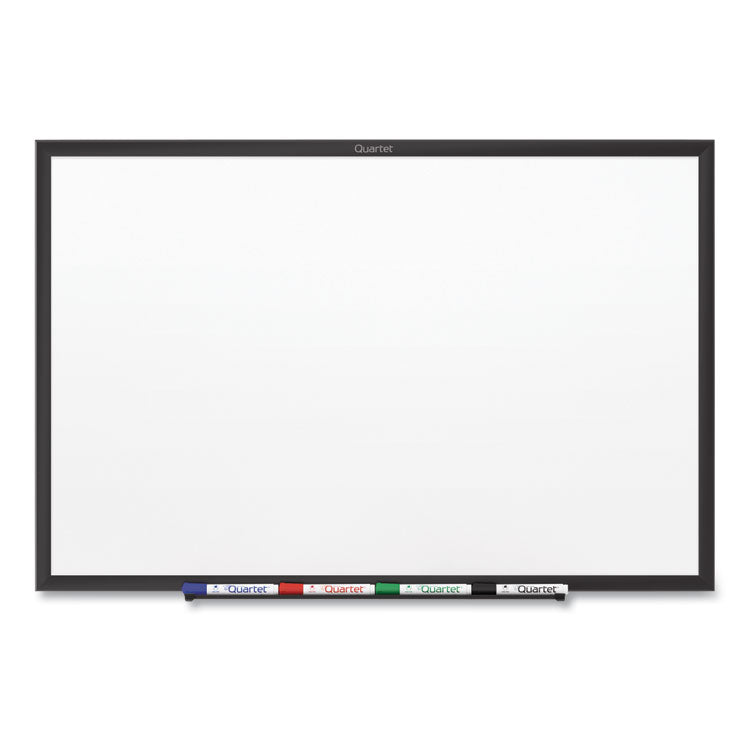 Quartet® Classic Series Nano-Clean Dry Erase Board, 24 x 18, White Surface, Black Aluminum Frame (QRTSM531B)