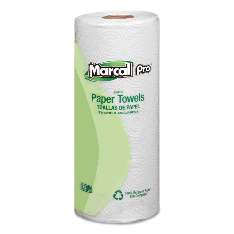 Marcal PRO™ 100% Premium Recycled Kitchen Roll Towels, 2-Ply, 11 x 9, White, 70/Roll, 30 Rolls/Carton (MRC630)