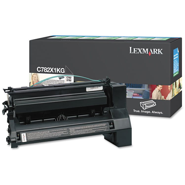 Lexmark™ C782X1KG Extra High-Yield Toner, 15,000 Page-Yield, Black (LEXC782X1KG) Each