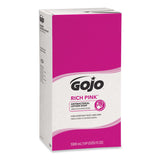 GOJO® RICH PINK Antibacterial Lotion Soap Refill, Floral, 5,000 mL, 2/Carton (GOJ7520)