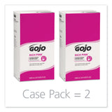 GOJO® RICH PINK Antibacterial Lotion Soap Refill, Floral, 5,000 mL, 2/Carton (GOJ7520)