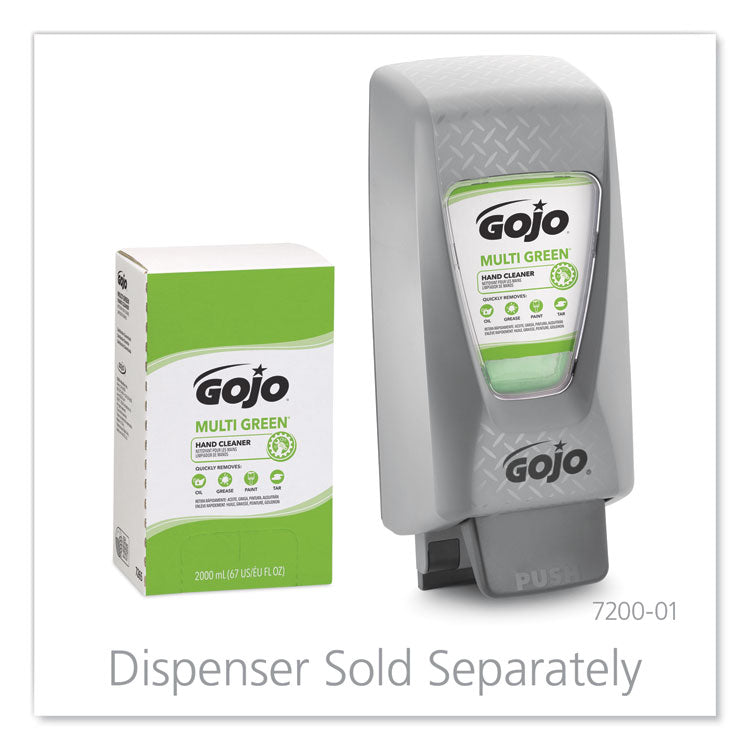 GOJO® MULTI GREEN Hand Cleaner Refill, Citrus Scent, 2,000 mL, 4/Carton (GOJ7265)