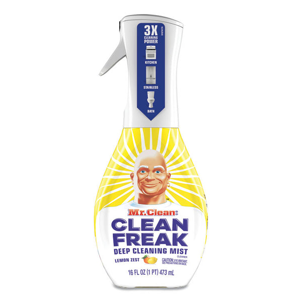 Mr. Clean® Clean Freak Deep Cleaning Mist Multi-Surface Spray, Lemon, 16 oz Spray Bottle, 6/Carton (PGC79129)