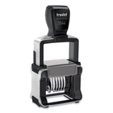 Trodat® Professional Self-Inking Numberer, Six Bands/Digits, Type Size: 1 1/2, Black (USST5546) Each