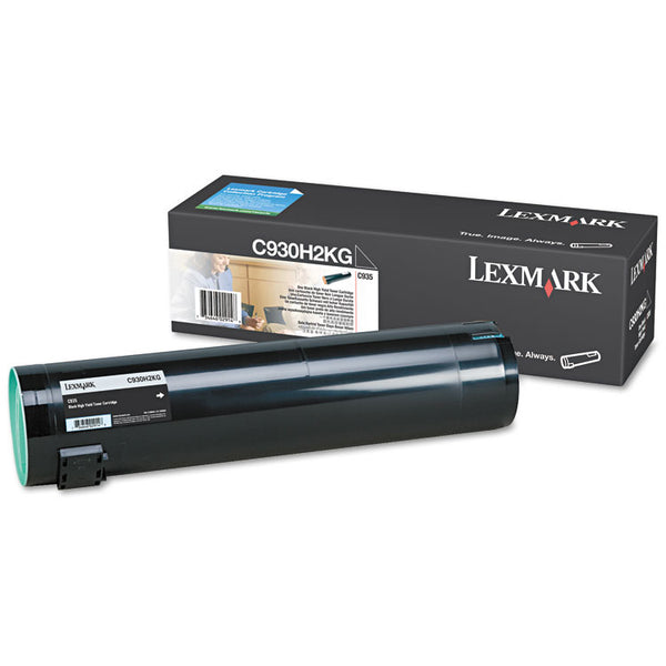 Lexmark™ C930H2KG High-Yield Toner, 38,000 Page-Yield, Black (LEXC930H2KG)