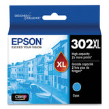 Epson® T302XL220-S (T302XL) Claria High-Yield Ink, Cyan (EPST302XL220S) Each