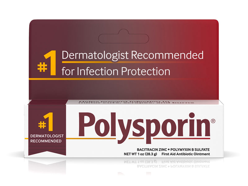 Polysporin® First Aid Antibiotic Bacitracin / Polymyxin B Ointment 1 oz. Tube (495868_CS) 24/CS