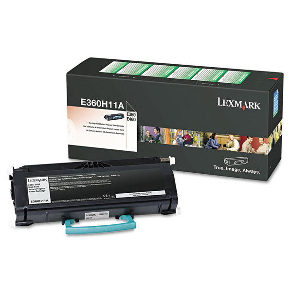 Lexmark™ E360H11A Return Program High-Yield Toner, 9,000 Page-Yield, Black (LEXE360H11A)