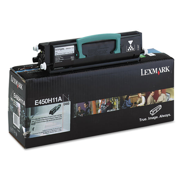 Lexmark™ E450H11A Return Program Toner, 11,000 Page-Yield, Black (LEXE450H11A)