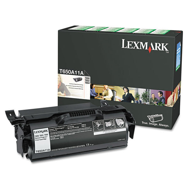 Lexmark™ T650A11A Return Program Toner, 7,000 Page-Yield, Black (LEXT650A11A)