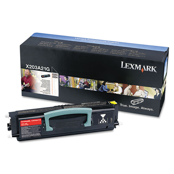 Lexmark™ X203A11G Return Program Toner, 2,500 Page-Yield, Black (LEXX203A11G)