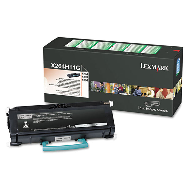 Lexmark™ X264H11G Return Program High-Yield Toner, 9,000 Page-Yield, Black (LEXX264H11G)