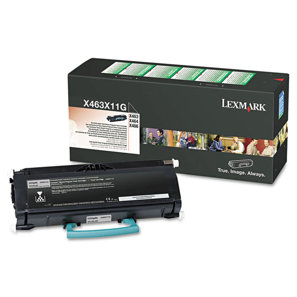 Lexmark™ X463X11G Return Program Extra High-Yield Toner, 15,000 Page-Yield, Black (LEXX463X11G)