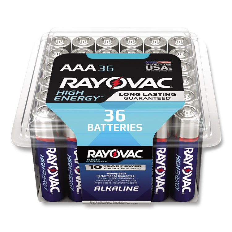 Rayovac® Alkaline AAA Batteries, 36/Pack (RAY82436PPK) Pack of 36