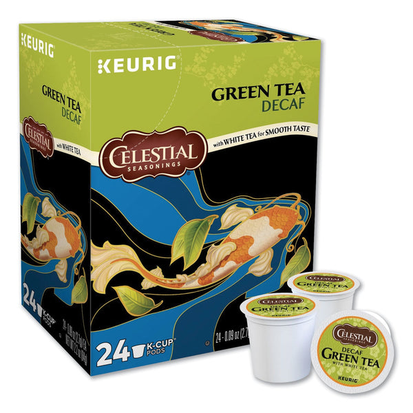 Celestial Seasonings® Decaffeinated Green Tea K-Cups, 96/Carton (GMT14737CT) Case of 96