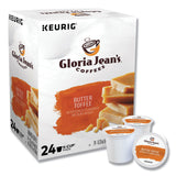 Gloria Jean's® Butter Toffee Coffee K-Cups, 96/Carton (DIE60051012CT)