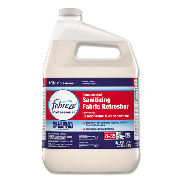 Febreze Professional Sanitizing Fabric Refresher, Light Scent, 1 gal Bottle, Concentrate (PPL72135EA) Each