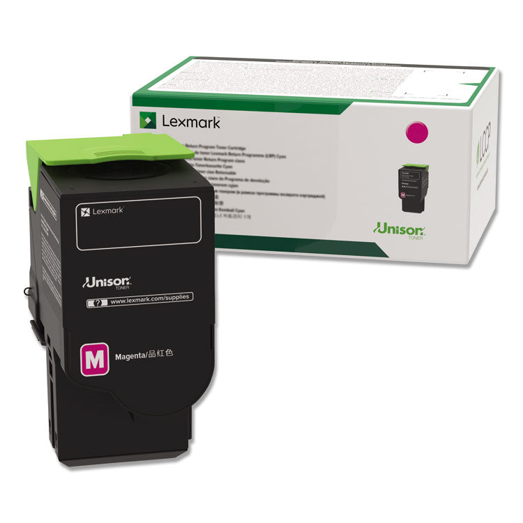 Lexmark™ 78C1UM0 Return Program Toner, 7,000 Page-Yield, Magenta (LEX78C1UM0)