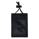 Advantus ID Badge Holders with Convention Neck Pouch, Vertical, Black/Clear 3.25" x 5" Holder, 2.38" x 3.5" Insert, 48" Cord, 12/Pack (AVT75453) Pack of 12