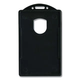 Advantus ID Card Holders, Vertical, Black 2.38" x 3.68" Holder, 2.13" x 3.38" Insert, 25/Pack (AVT75657) Pack of 25
