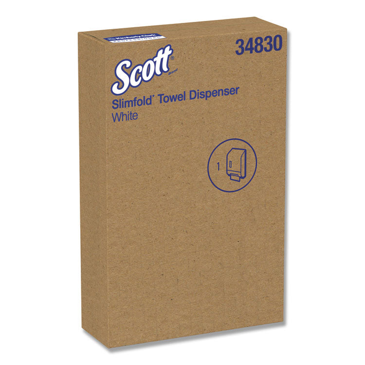 Scott® Slimfold Towel Dispenser, 9.88 x 2.88 x 13.75, White (KCC34830) Each