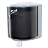 Scott® Roll Center Pull Towel Dispenser, 10.3 x 9.3 x 11.9, Smoke/Gray (KCC09989) Each