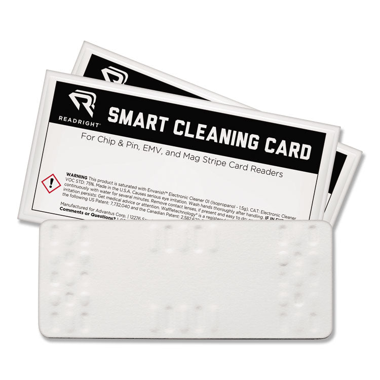 Read Right® Smart Cleaning Card with Waffletechnology, 10/Box (REARR15059) Box of 10
