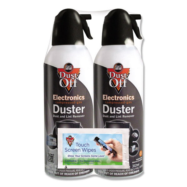 Dust-Off® Disposable Compressed Air Duster, 10 oz Can, 2/Pack (FALDSXLPW)