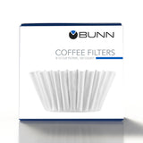 BUNN® Coffee Filters, 8 to 12 Cup Size, Flat Bottom, 100/Pack (BUNBCF100B) Pack of 100
