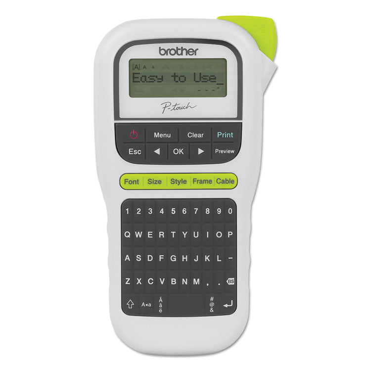 Brother P-Touch® PT-H110 Easy Portable Label Maker, 2 Lines, 4.5 x 6.13 x 2.5 (BRTPTH110) Each