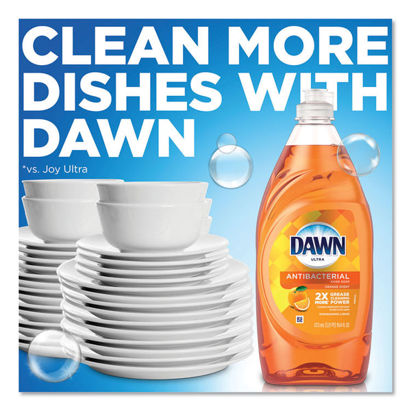 Dawn® Ultra Antibacterial Dishwashing Liquid, Orange Scent, 28 oz Bottle, 8/Carton (PGC97318)