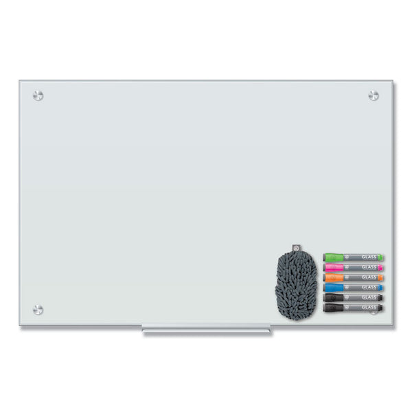 U Brands Magnetic Glass Dry Erase Board Value Pack, 35 x 23, White (UBR3970U0001) Each