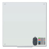U Brands Magnetic Glass Dry Erase Board Value Pack, 35 x 35, White (UBR3971U0001) Each