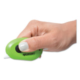 Westcott® Compact Safety Ceramic Blade Box Cutter, Retractable Blade, 0.5" Blade, 2.5" Plastic Handle, Green (ACM16474) Each