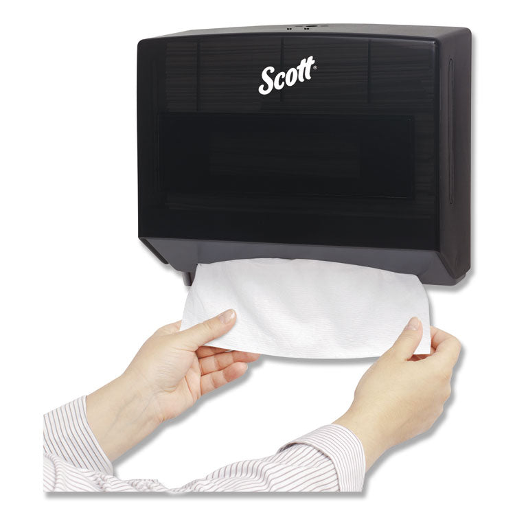 Scott® Scottfold Folded Towel Dispenser, 10.75 x 4.75 x 9, Black (KCC09215)