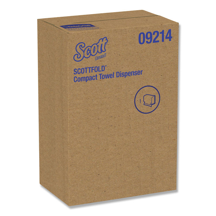 Scott® Scottfold Folded Towel Dispenser, 10.75 x 4.75 x 9, White (KCC09214) Each