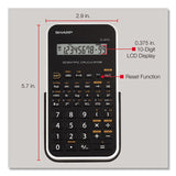 Sharp® EL-501XBWH Scientific Calculator, 10-Digit LCD (SHREL501X2BWH) Each