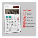 Sharp® EL-377WB Large Pocket Calculator, 10-Digit LCD (SHREL377WB) Each