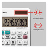 Sharp® EL-377WB Large Pocket Calculator, 10-Digit LCD (SHREL377WB) Each