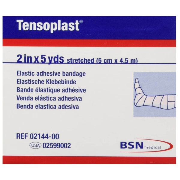 Tensoplast® Elastic Adhesive Bandage 2 Inch X 5 Yard No Closure Tan NonSterile Medium Compression (280228_EA) 1/EA