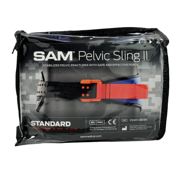 SAM Pelvic Sling™ II Emergency Pelvic Binder Standard Buckle / Hook and Loop Strap Closure Pelvis (666319_EA) 1/EA