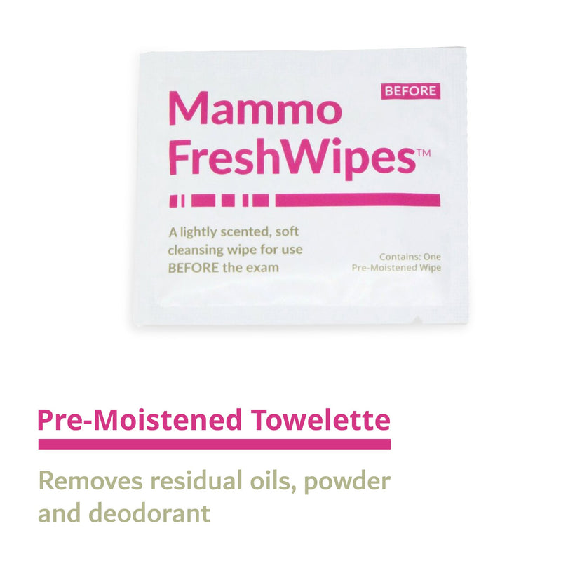 PDC® Freshwipes™ Mammography Cleansing Towelette Individual Packet Scented 50 Count (1087326_CS) 500/CS