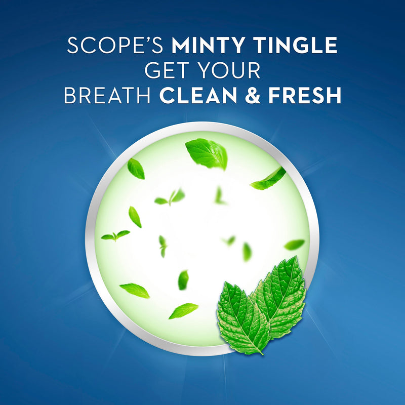 Crest® Scope® Classic Mouthwash 1.2 oz. Original Mint Flavor (1045080_CS) 180/CS