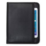 Samsill® Professional Zippered Pad Holder, Pockets/Slots, Writing Pad, Black (SAM70820)